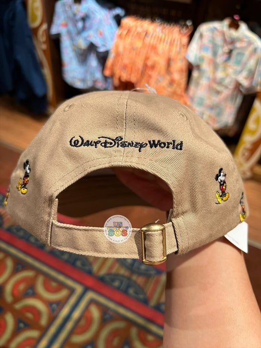 DLR/WDW - Classic Mickey All-Over-Print Park Logo Toffee Baseball Cap 2026