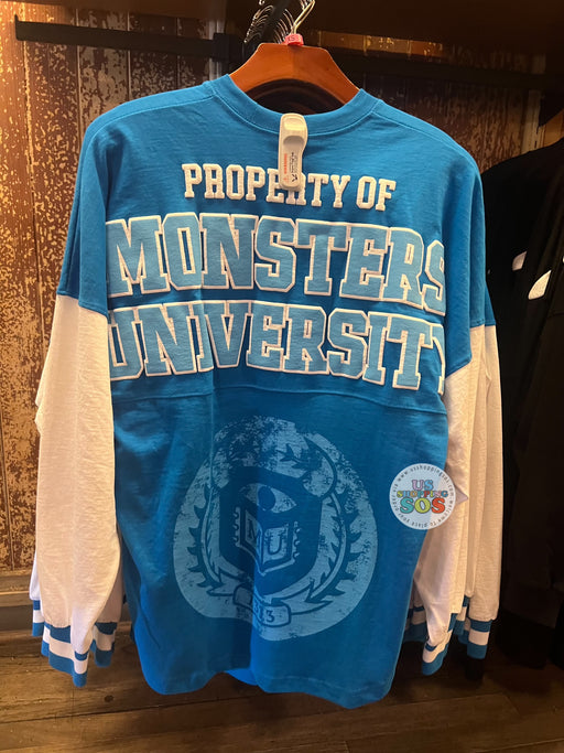 DLR/WDW - Monsters, Inc. - Spirit Jersey "Monsters University" Blue & White Pullover (Adult)