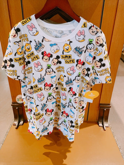 SHDL - Mickey Mouse & Friends "Super Cute" All Over Print T-Shirt For Adults