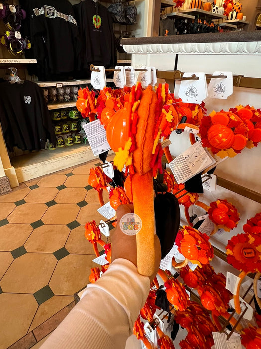 DLR/WDW - Halloween 2026 Mickey Mouse & Family Collection x Mickey Jack-o’-Lantern Light-up Wreath Ear Headband