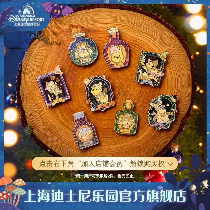 SHDL - 2025 Winnie the Pooh & Friends Halloween Collection x  Mystery Pin Badge Blind Box (Release Date: Sept 15, 2025)