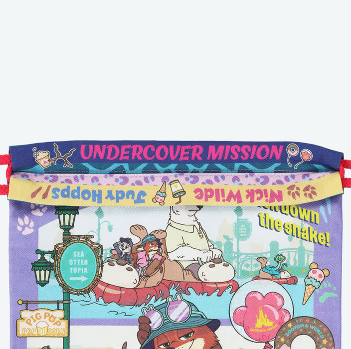 TDR - Zootopia World Undercover Mission Collection x Drawstring Bag (Release Date: Nov 26, 2025)