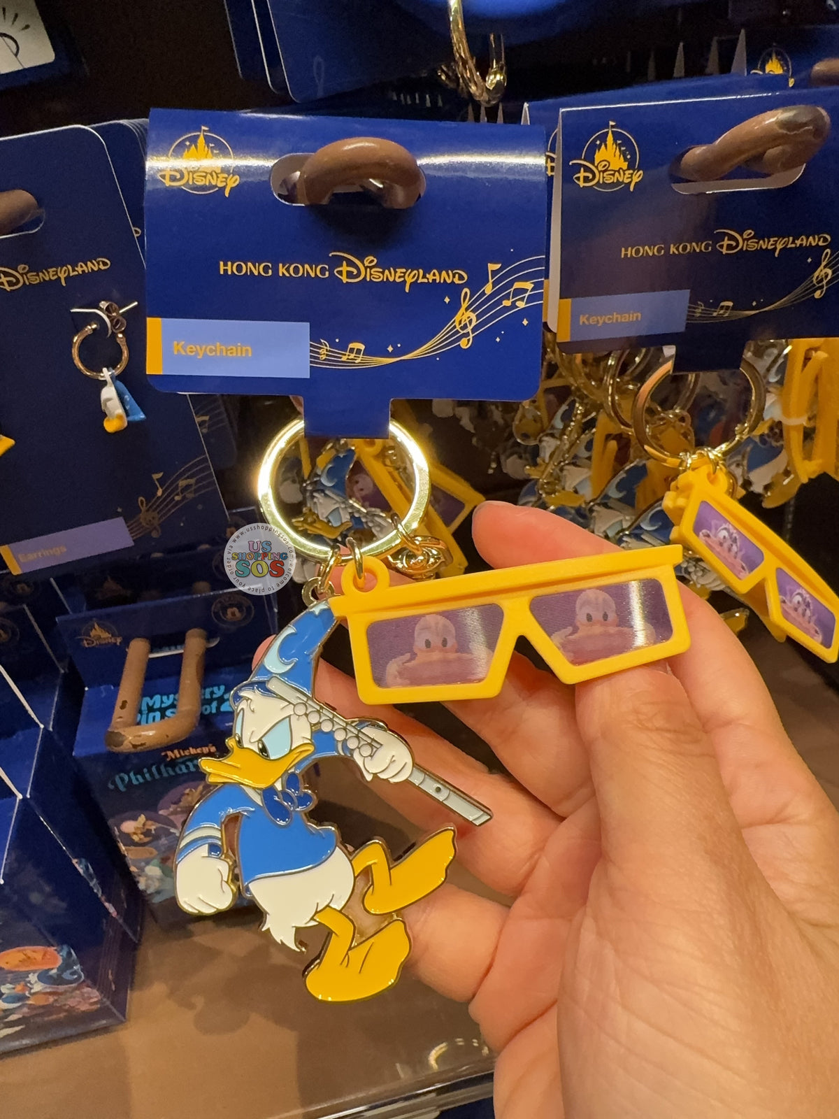 HKDL - Mickey's PhilharMagic Donald Duck Sorcerer & 3D Glasses
