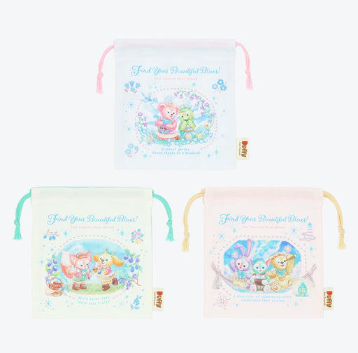 TDR - 2026 Duffy & Friends "Find Your Beautiful Blues" Series #2 Collection x Drawstring Bag Set of 3 (Release Date: Jul 7, 2026)