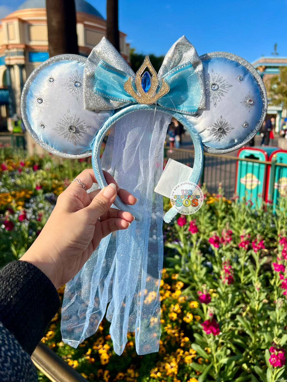 DLR/WDW - Frozen Elsa Inspired Veil Ear Headband — USShoppingSOS