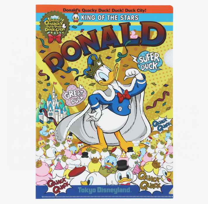 TDR - Donald’s Quacky Ducky City 2025 Collection x Clear Folders Set (Release Date: Apr 7, 2025)