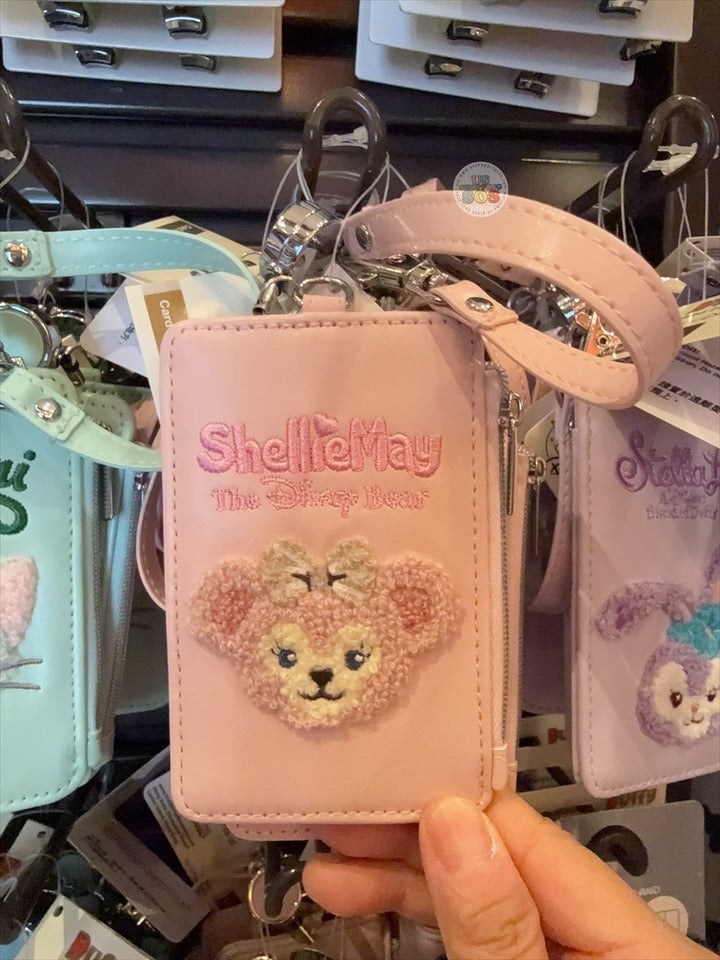 HKDL - Duffy & Friends x ShellieMay Embroidered Card Holder with Retractable Badge Reel Carabiner