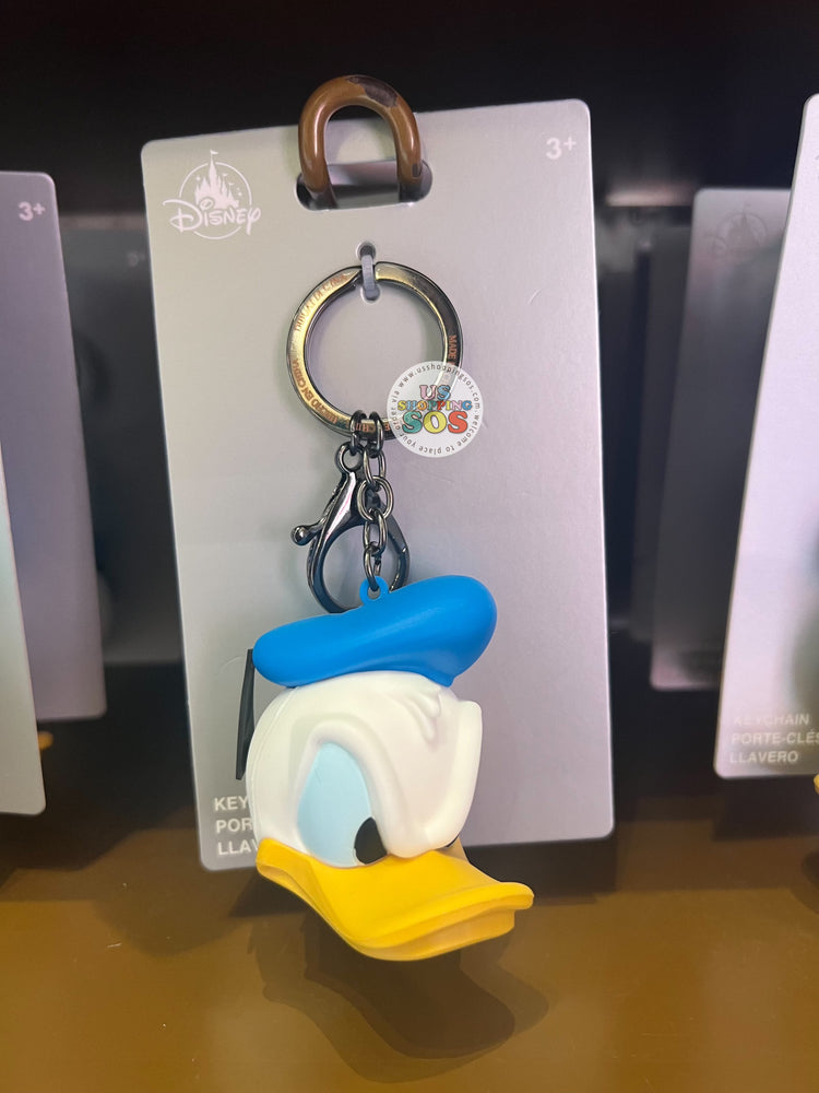 DLR/WDW - Donald Duck 90th Anniversary - Angry Donald Face Icon Keychain