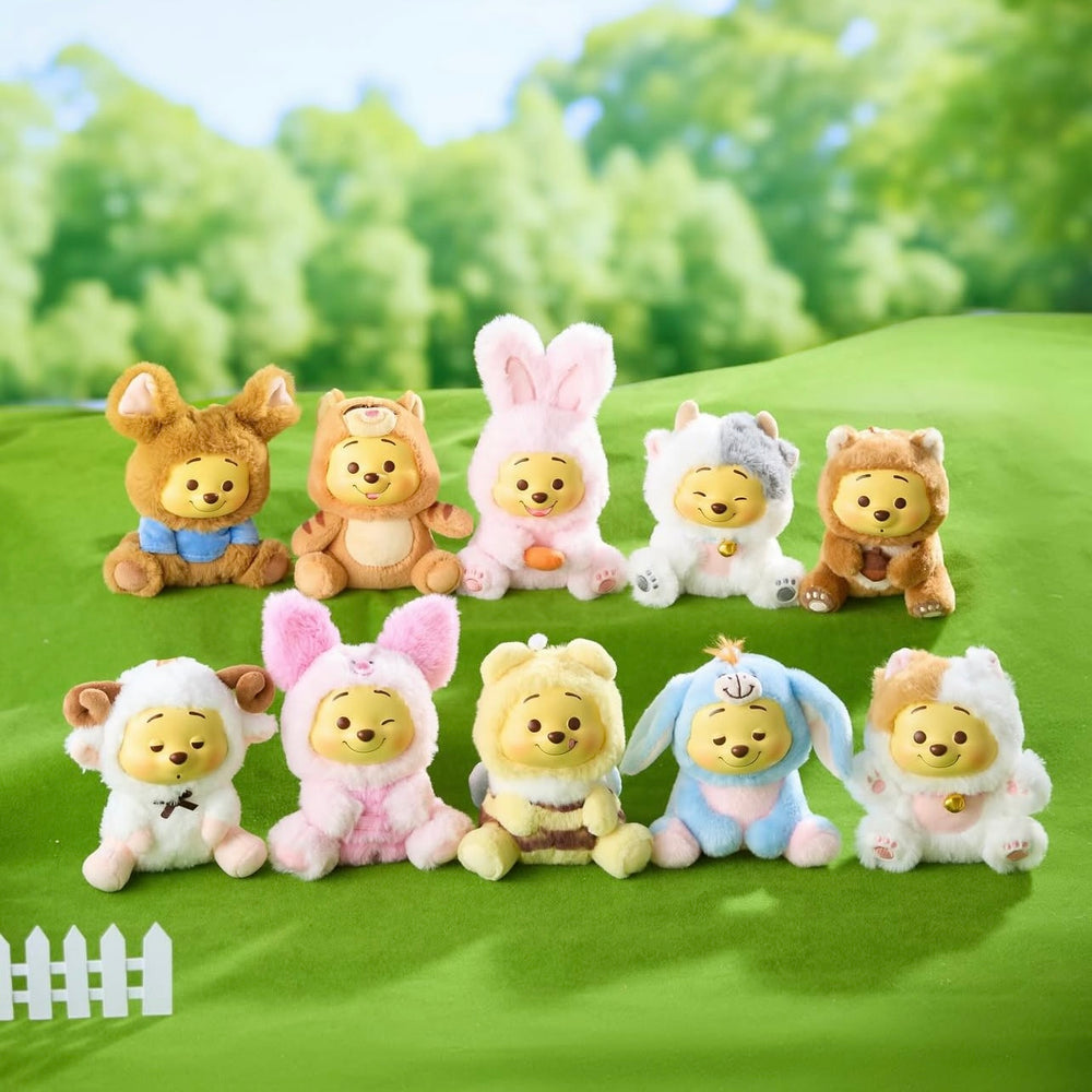 MINISO - Disney Winnie the Pooh Cosplay Party Vinyl Plush Keychain Series Mystery Blind Box