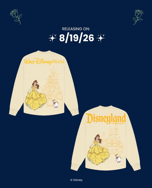DLR/WDW - 2026 Disney Princess Belle Spirit Jersey (Adults)