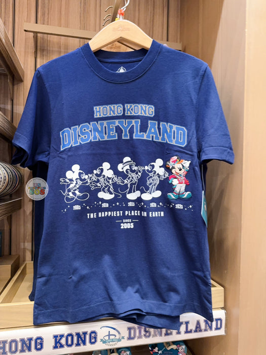 HKDL - 20th Anniversary Since 2005 Mickey Mouse College Tee for Adults