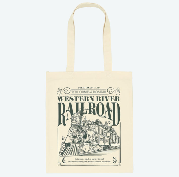 TDR - Tokyo Disneyland "Western River Railway" Tote Bag