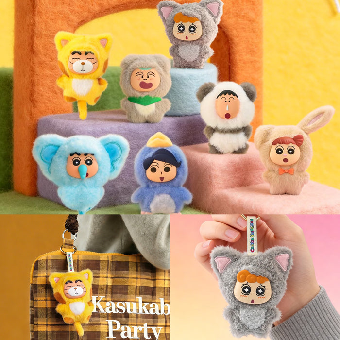 China Exclusive - Crayon Shin-chan ‘KASUKABE PARTY’ Vinyl Plush Keychain Blind Box (Release Date: Mar 19, 2026)