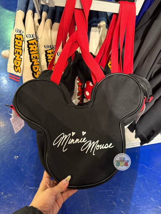 DLR/WDW - Minnie Mouse Big Face Crossbody Bag