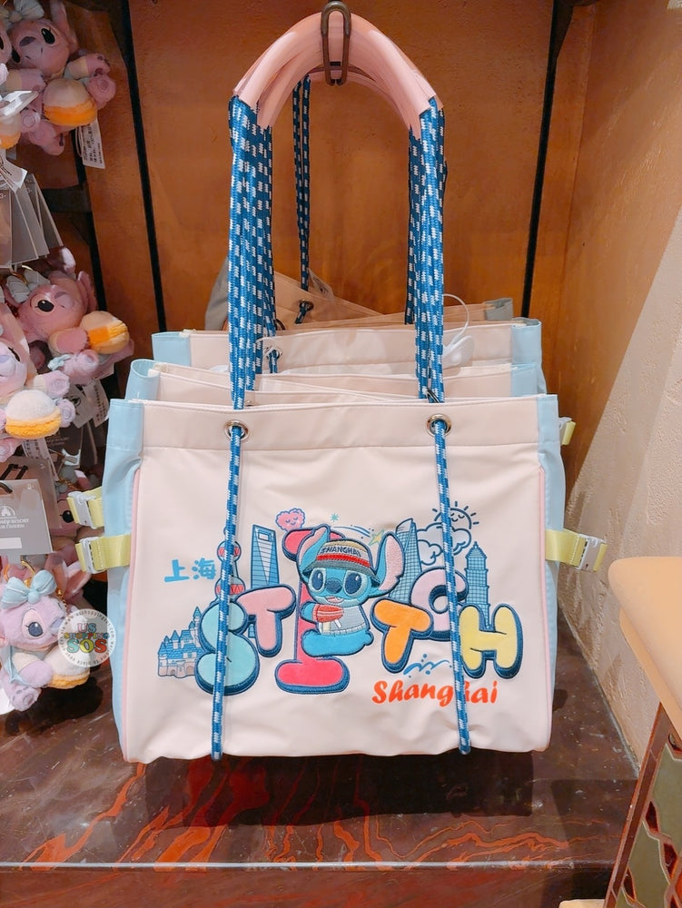 SHDL - Stitch & Angel "Travel in Shanghai" Collection x Stitch Tote Bag