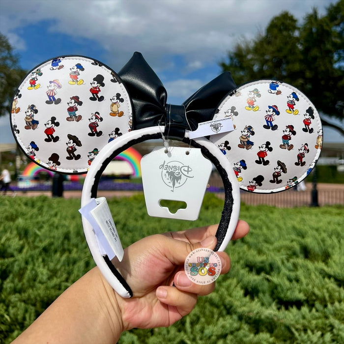 WDW - Epcot World Showcase - Mickey Mouse All-Over-Print Imitation Leather Headband