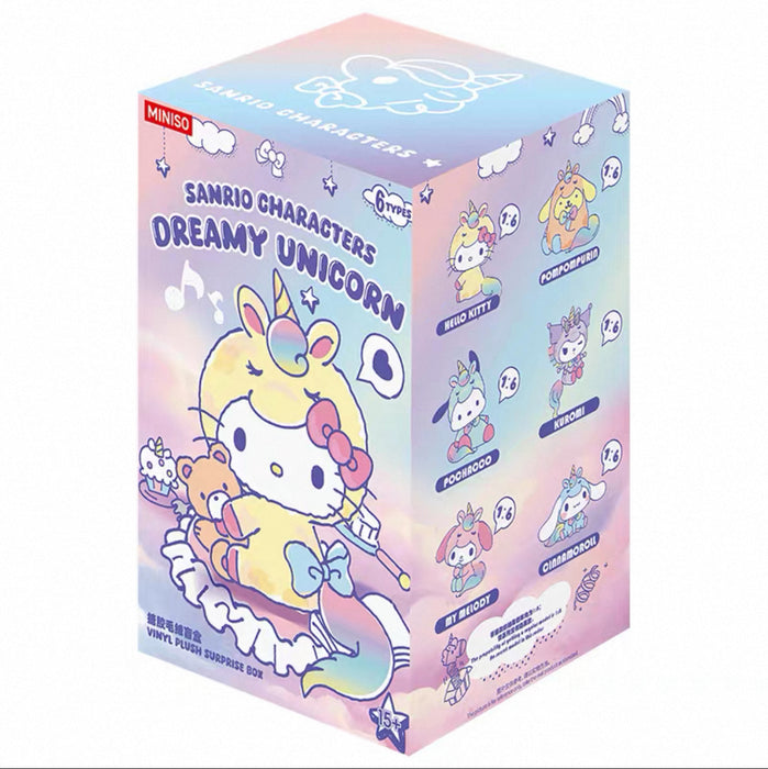 MINISO - Sanrio Characters ‘Dreamy Unicorn’ Vinyl Plush Pendant Mystery Blind Box