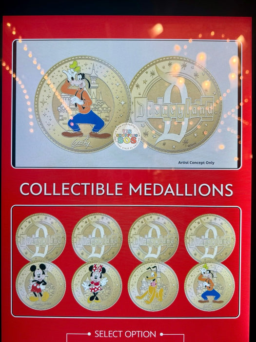 DLR - Color Collectible Medallions 2026 - Mickey & Friends