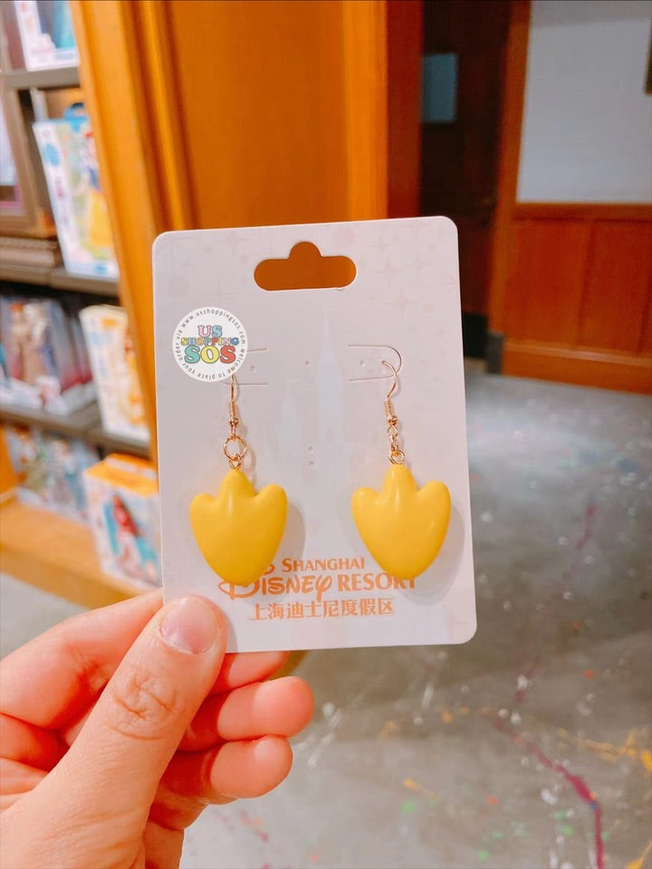 SHDL - Donald Duck Foot 3D Earrings Set