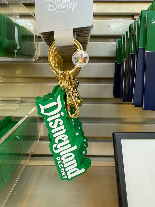 DLR/WDW - Logo Mania 2026 The Tik Tik Tik Room - Emerald Green Park Logo Keychain