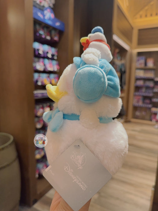 HKDL - 2025 Christmas Mickey & Friends x Donald Duck Snowman Shaped Plush Toy