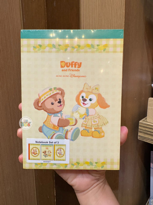 HKDL - 2026 Duffy and Friends Lemon Fiesta Collection x Notebooks Set of 3