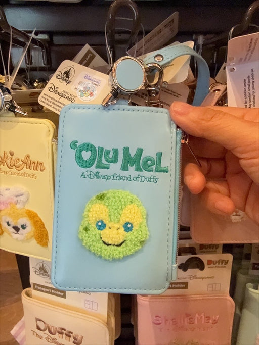HKDL - Duffy & Friends x Olu Mel Embroidered Card Holder with Retractable Badge Reel Carabiner