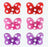 TDR - Minnie Mouse Rolka Dot Ribbon Design x Hair Clips Set of 3