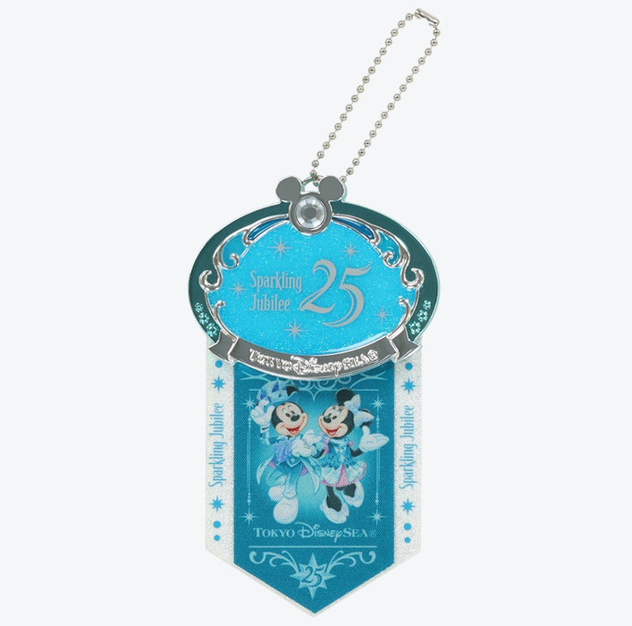 TDR - Tokyo DisneySea 25th Anniversary "Sparkling Jubilee" Badge Collection x Jubilee Badge & Ribbon: Mickey & Minnie Mouse (Release Date: Apr 8, 2026)
