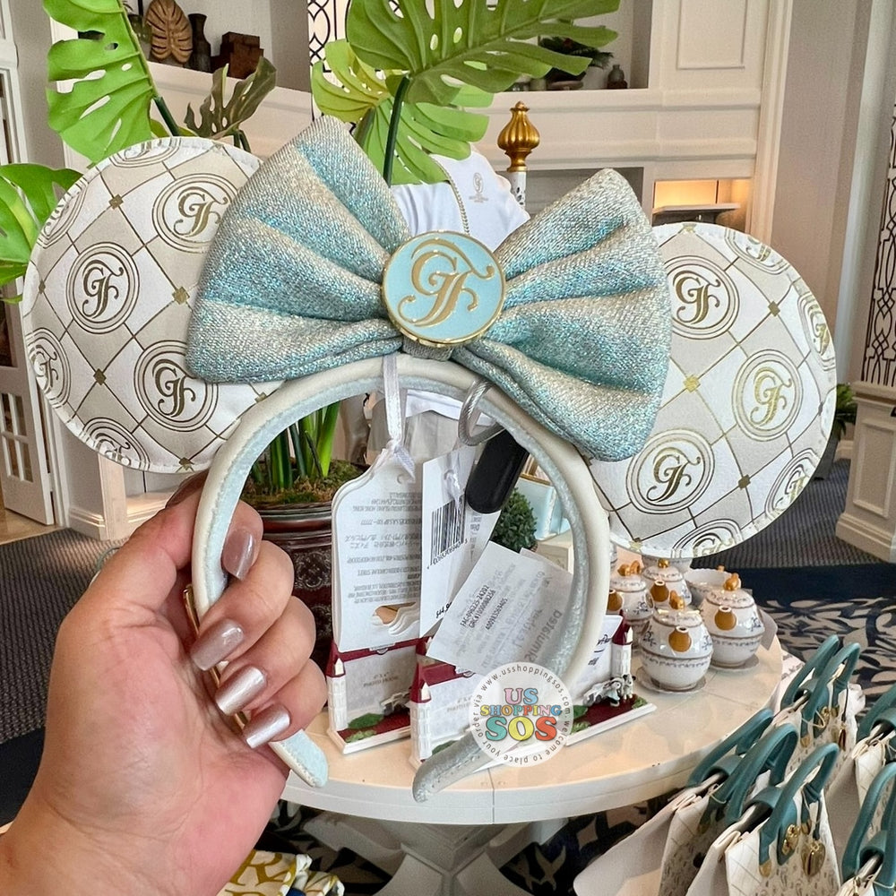 WDW - Disney’s Grand Floridian Resort & Spa - Loungefly Minnie Clear Blue Logo Ear Headband