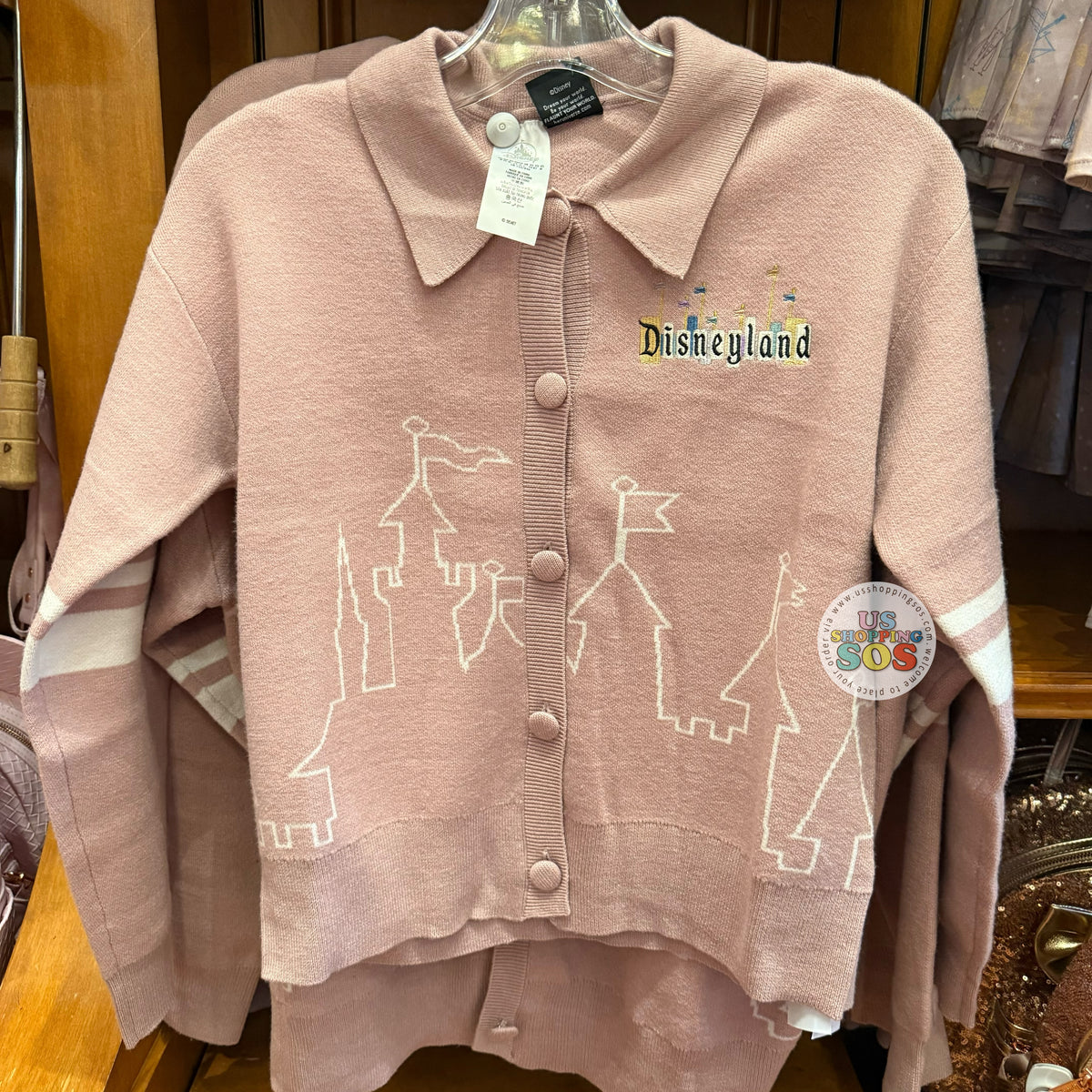 DLR - Her Universe Disneyland Rose Pink Cardigan (Adults