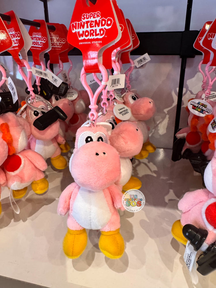 Universal Studios - Super Nintendo World - Yoshi Plush Keychain (Pink)