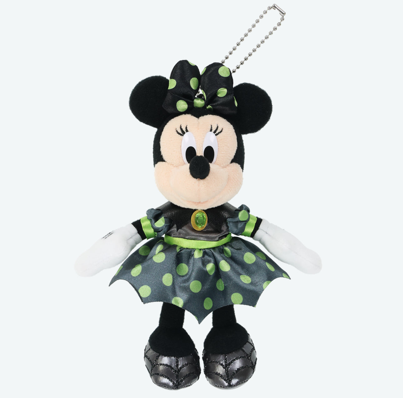 TDR - 2025 Mickey & Friends Disney Halloween "Happy Haunting!" Collection x Minnie Mouse Plush Keychain (Release Date: Sept 16, 2025)