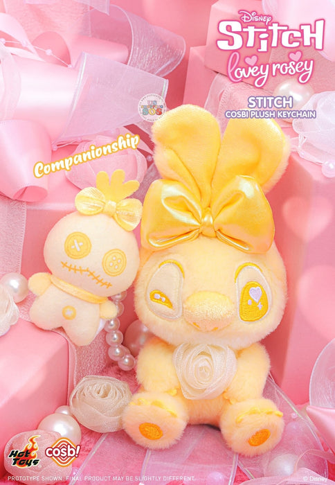 Hot Toy Cosbi - Stitch Lovey-Rosey Cosbi Plush Keychain Blind Box