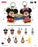 Popmart x Mickey Family Cute Together Keychain Series Figures Random Secret Box