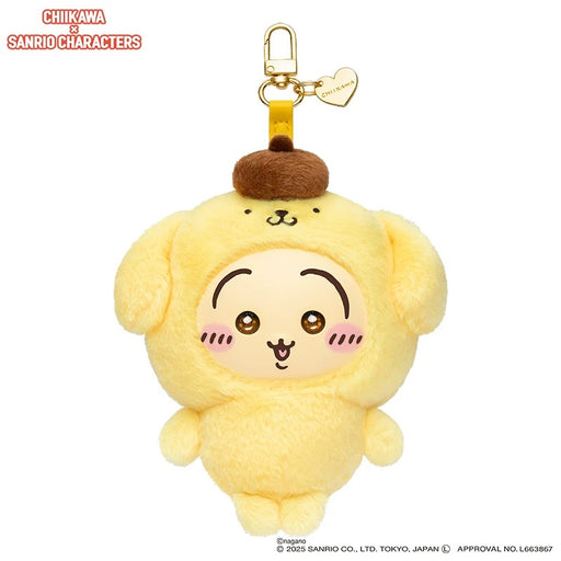 MINISO - Chiikawa x Sanrio Characters Vinyl Plush Pendant x Pompompurin + Usagi