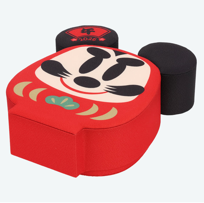 TDR - 2026 Happy New Year Mickey & Friends Collection x Mickey Mouse Rice Crackers "Daruma" Shaped Box Set (Release Date: Dec 1, 2025)
