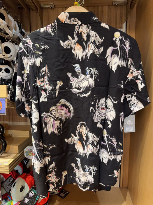 HKDL - 2026 Disney Halloween - Disney Villians x Disney Villians Woven Shirt for Adults