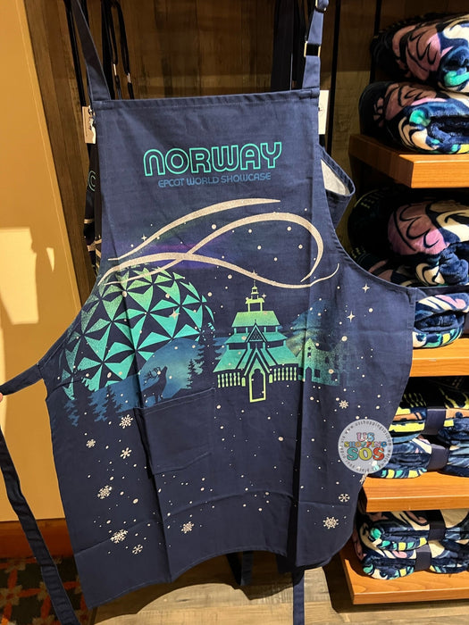 WDW - Epcot World Showcase Norway 🇳🇴 - Mickey and Minnie Aurora Time 2025 - Apron