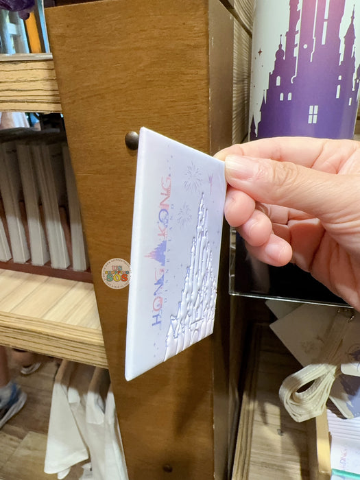 HKDL - 20th Anniversary Skyline "Leather Like" Magnet