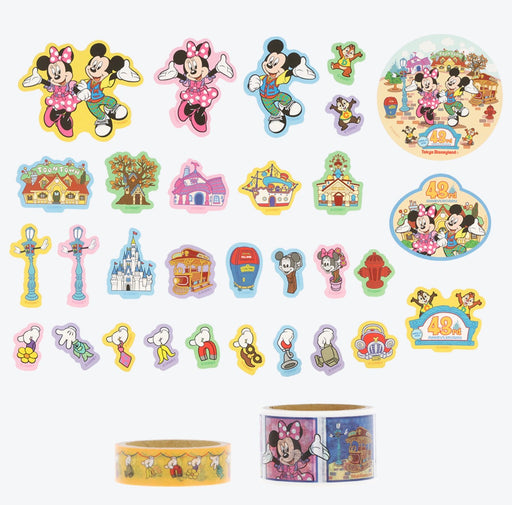 TDR - 2026 Tokyo Disneyland 43rd Anniversary Collection x Mickey Mouse & Friends Stickers & Masking Tapes Set (Release Date: Apr 15, 2026)