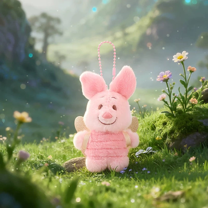 China Exclusive - Winnie the Pooh, Piglet & Roo ‘Butterfly Fairy’ Plush Keychain Set of 3