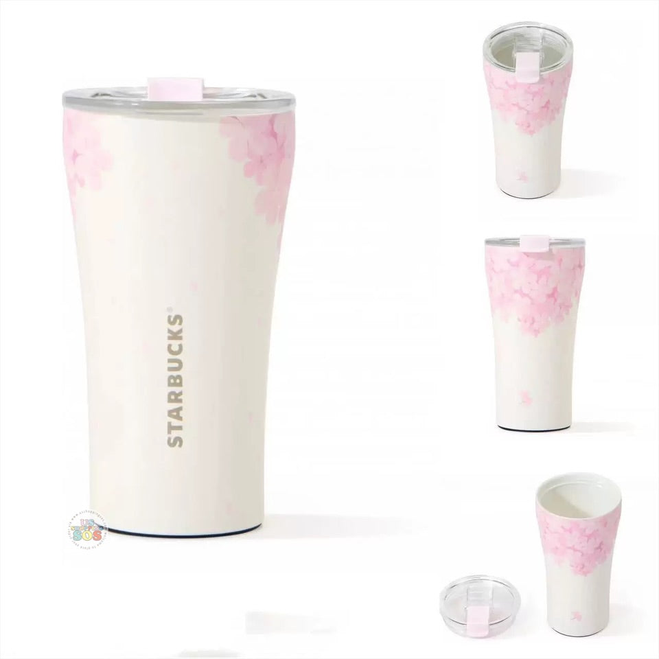 Starbucks China - Sakura Cherry Blossom 2025 x 17. Stainless Steel Table Cup 365 ml (Release Date: Feb 11, 2025)