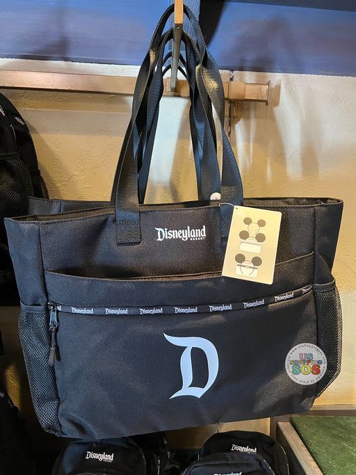 DLR - “Disneyland Resort” Headband Friendly Black Tote Bag