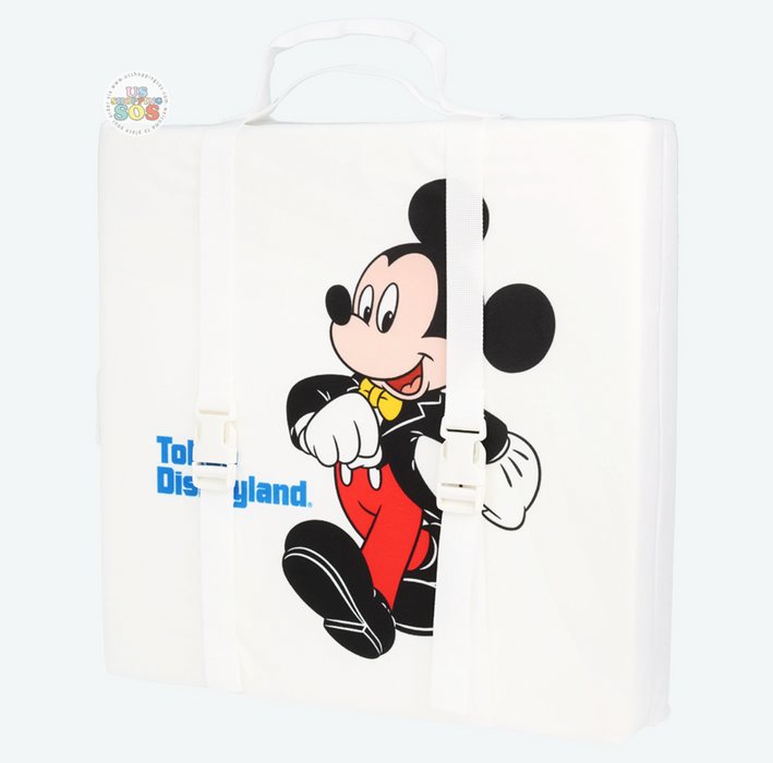 TDR - Mickey Mouse Tokyo Disneyland & Tokyo Disney Sea Logos Portable Seat Cushion (Release Date: Jan 22, 2026)