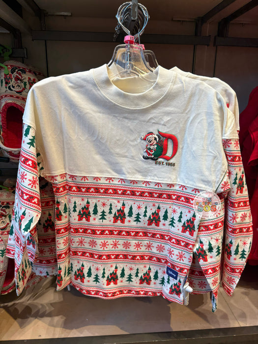 DLR/WDW - Christmas 2025 - Spirit Jersey Castle Christmas Cream Pullover (Youth)