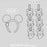 TDR - 2026 Disney Halloween x Mickey & Minnie Mouse 'Scared Ghost & Pumpkin Lantern Collection x Mystery Plush Keychain Whole Box Set (Release Date: Sept 15, 2026)