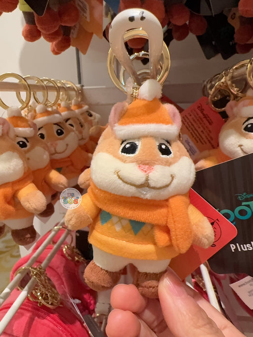 HKDL - Zootopia 2 x Lemmings Christmas Mini Plush Keychain