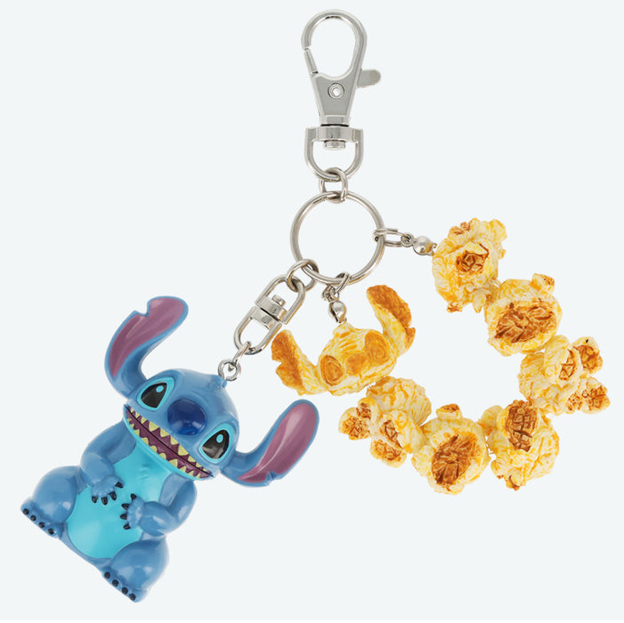 TDR - Food Miniature Stitch Popcorn Bucket Keychain