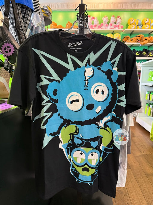 Universal Studios - Monster Bob 2026 - FrankenBob and Monster Tim Black T-shirt (Adult)